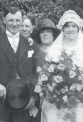 1926 marriage of Chris Crosbie & Evelyn Tait